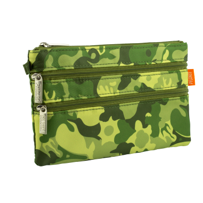 Pochette 3 zips - Zip It - Camouflage Green