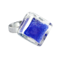 Glasring - Losange Nano Billes Orange