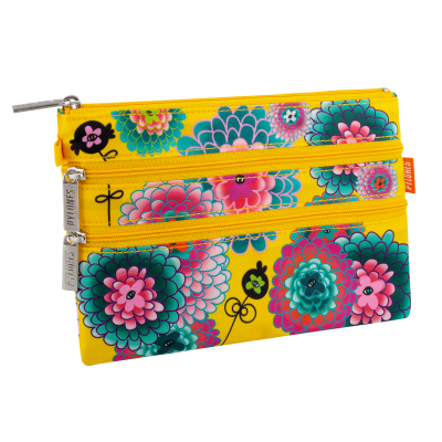 Pochette 3 zips - Zip It - Dahlia