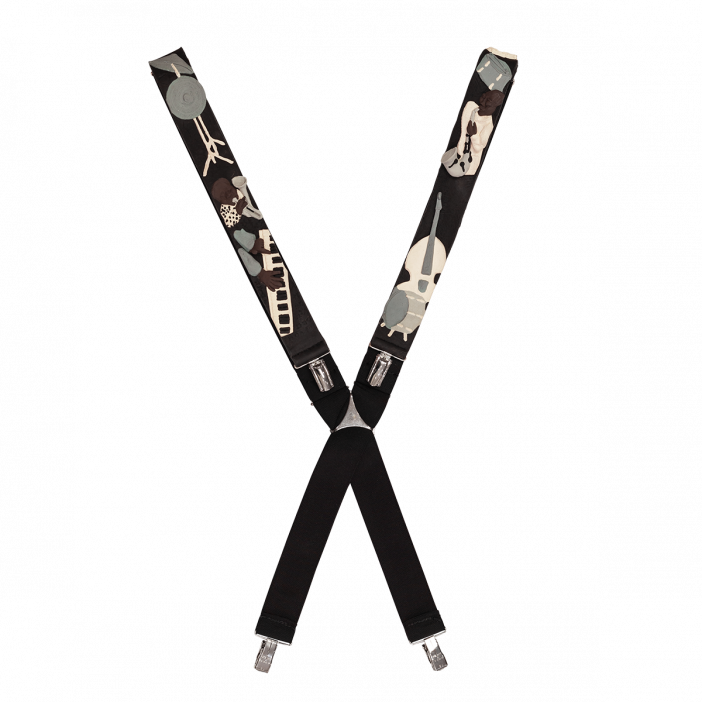Vintage Suspenders Black / White