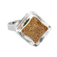Glasring - Losange Nano Billes Fuchsie