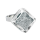 Bague en verre soufflée - Losange Nano Billes