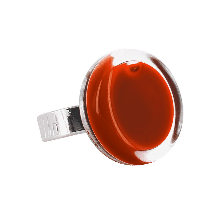 Glass ring - Cachou Mini Milk Rust
