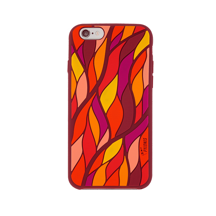 Coque souple pour iPhone 6 - Tropical Leaf Rouge Coque souple pour iPhone 6 - Tropical Leaf Rouge