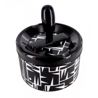 Push-button ashtray - Pousse Pousse