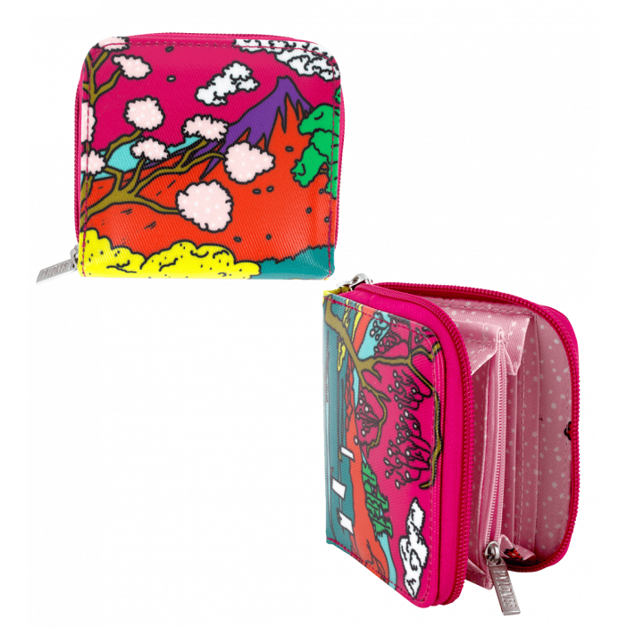 Kleine Brieftasche - Voyage Estampe