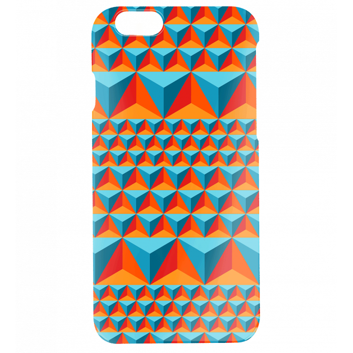 Cover per iPhone 6, 6S - I Cover 6 Diamonds Effect Blu