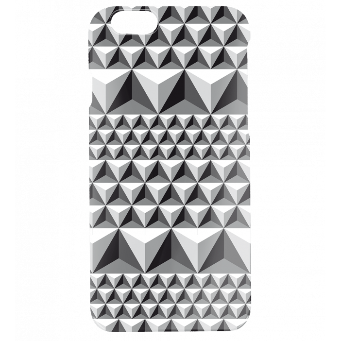 Cover per iPhone 6, 6S - I Cover 6 Diamonds Effect Nero