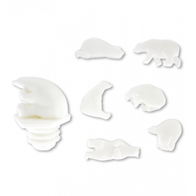 Glass markers and stopper