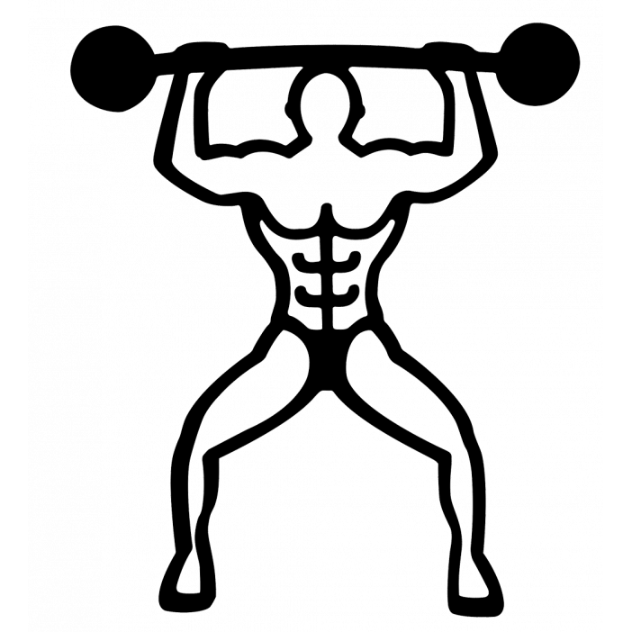 Magnetic Trivet - Bodybuilder Black
