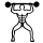 Dessous de plat magnétique - Bodybuilder