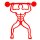 Dessous de plat magnétique - Bodybuilder