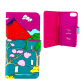 Flap cover/wallet case for iPhone 6, 6S, 7, 8 - Iwallet Orchid