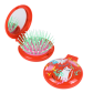 Spazzola per capelli con specchio - Lady Retro Cerisier