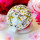 Brosse à cheveux miroir 2 en 1 - Lady Retro