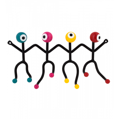 Accroche Clefs 60's - O'Key - Multicolore