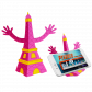 Support téléphone bureau - Ani-stand Grenouille