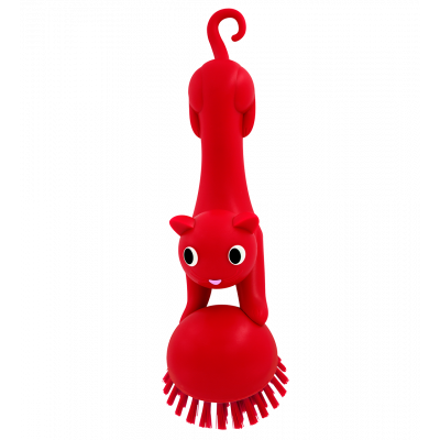 Geschirrbürste - Pelote - Rot