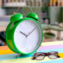 Second Chance - Big Metal Alarm Clock Black