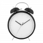Second Chance - Big Metal Alarm Clock Black