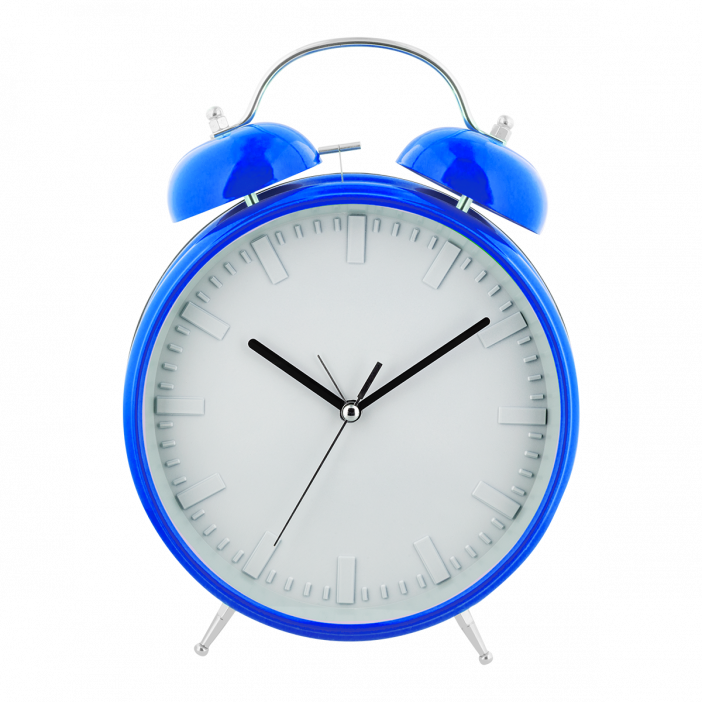 Second Chance - Big Metal Alarm Clock Blue Second Chance - Big Metal Alarm Clock Blue