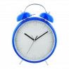 Second Chance - Big Metal Alarm Clock Blue Second Chance - Big Metal Alarm Clock Blue