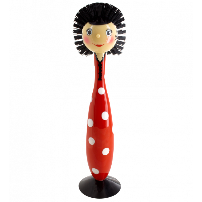 Brosse à vaisselle - Brushing Rouge