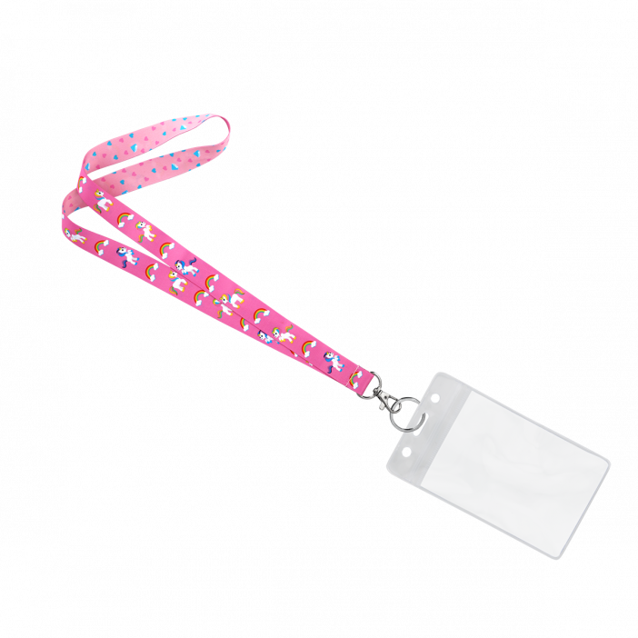 Laccetto portachiavi o badge - Keep Me Tight Unicorno