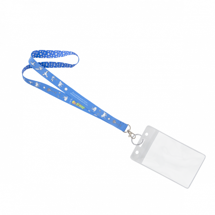 Laccetto portachiavi o badge - Keep Me Tight Le Petit Prince Blu