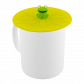 Couvercle silicone pour mug - Bienauchaud 10 cm Chat noir