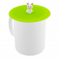 Couvercle silicone pour mug - Bienauchaud 10 cm Black cat Sleepy