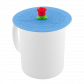 Couvercle silicone pour mug - Bienauchaud 10 cm Tortue