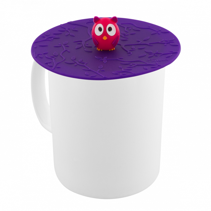 Couvercle silicone pour mug - Bienauchaud 10 cm Chouette