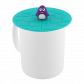 Couvercle silicone pour mug - Bienauchaud 10 cm Tortue