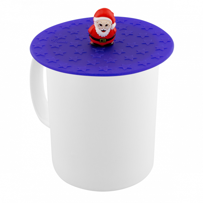 Couvercle silicone pour mug - Bienauchaud 10 cm Santa