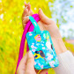 Etiquette de bagage - Voyage Orchid Blue