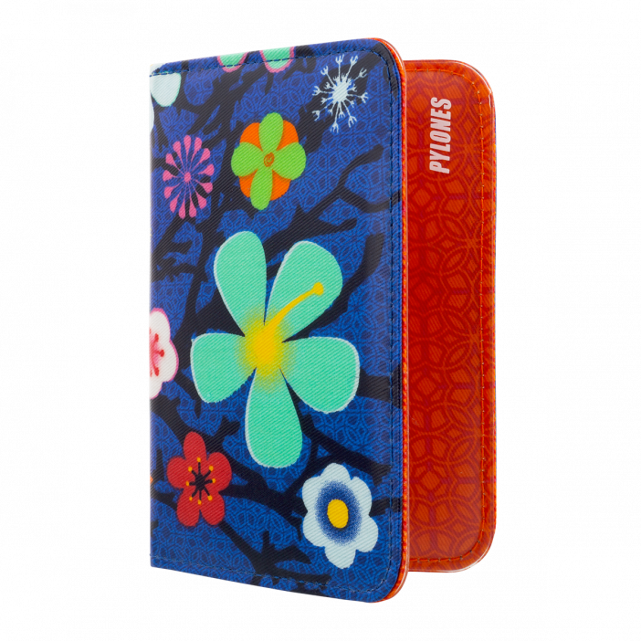 Porta passaporto - Voyage Blue Flower
