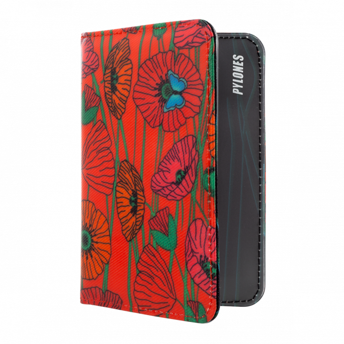 Passport holder - Voyage Coquelicots