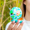 Spazzola per capelli con specchio - Lady Retro Blue Owl