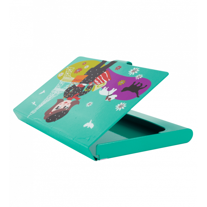 Business card holder - Busy Parisienne