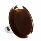 Bague en verre soufflée - Cachou Giga Milk