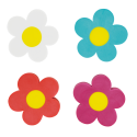 Set di 4 gomme - Flower Rub