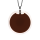 Pendentif en verre soufflé - Cachou Medium Milk