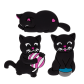 Set di 3 calamite - Happy Unicorno