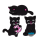 Set de 3 aimants - Happy