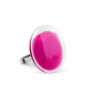 Bague en verre soufflée - Galet Mini Billes Rouge