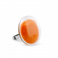 Bague en verre soufflée - Galet Mini Billes Rouge