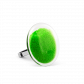 Glass ring - Galet Mini Billes Pink
