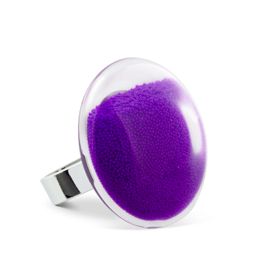 Anello in vetro - Galet Medium Billes