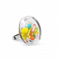 Glasring - Cachou Mini Billes Dunkelblau
